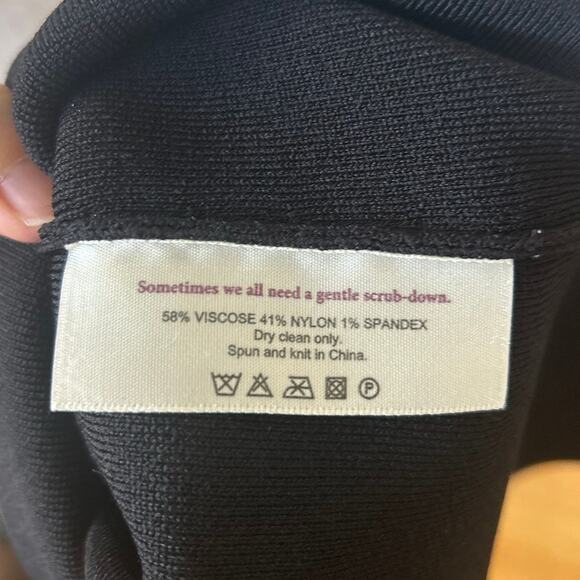 M.M. LaFleur Harlem Skirt Black Jardigan Thick Knit Straight Pencil Skirt - Picture 6 of 7